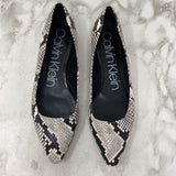 CALVIN KLEIN WOMEN'S FOOTWEAR white black grey mix 9
