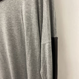 UNLISTED/COLE WOMEN'S TOP grey black mix L