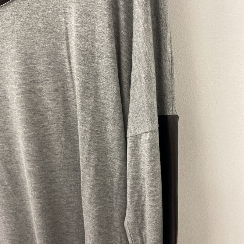 UNLISTED/COLE WOMEN'S TOP grey black mix L