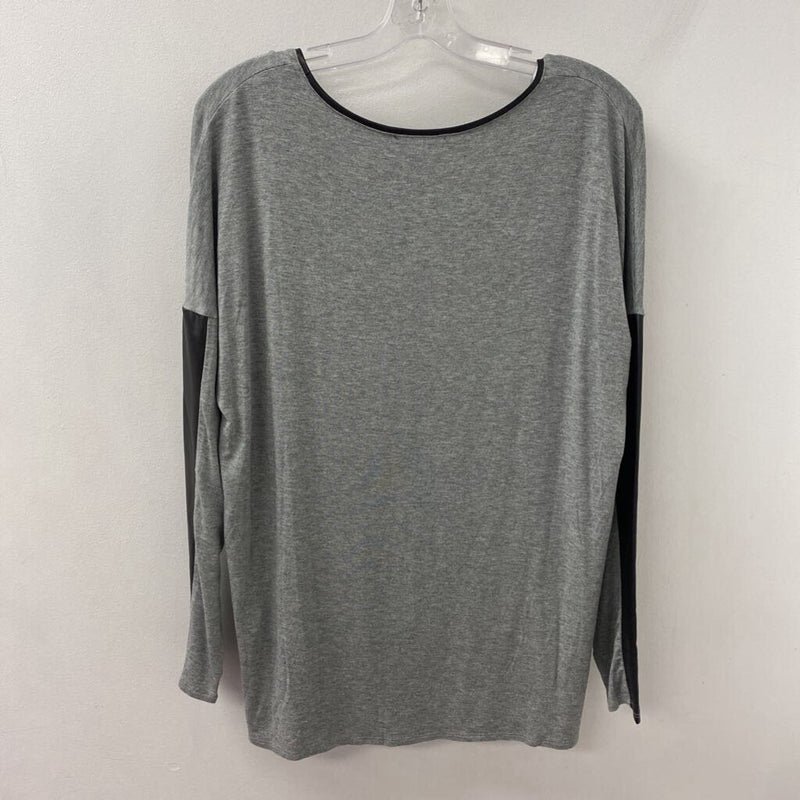 UNLISTED/COLE WOMEN'S TOP grey black mix L