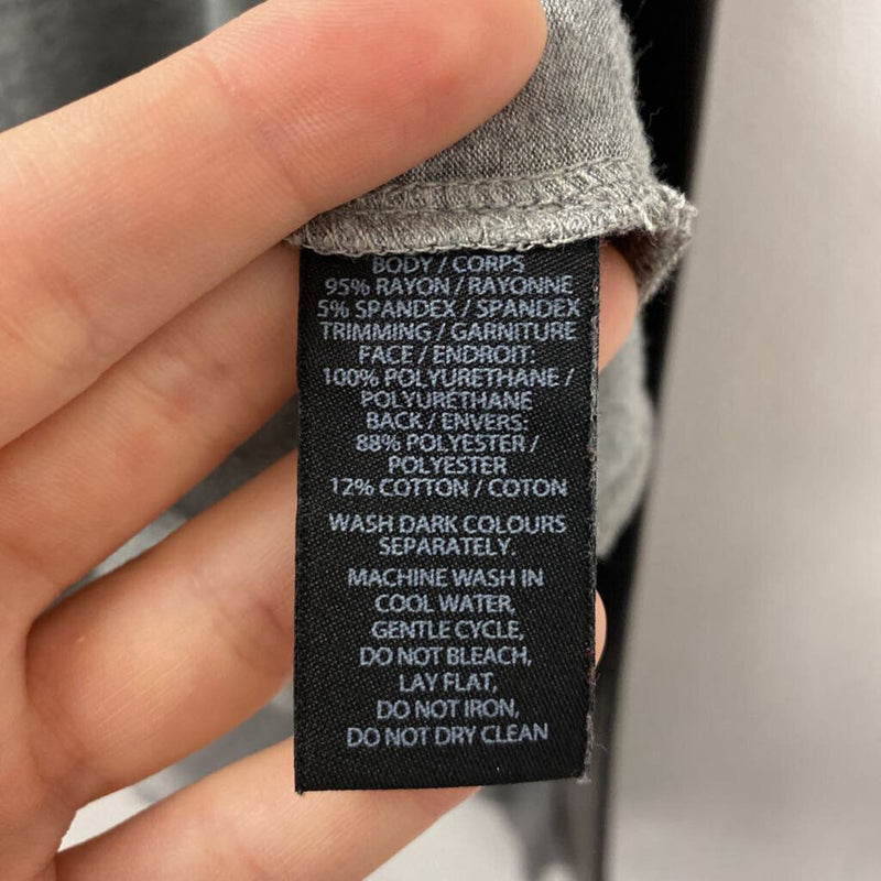 UNLISTED/COLE WOMEN'S TOP grey black mix L