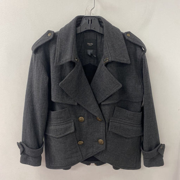 SMYTHE WOMEN'S COAT charcoal 6