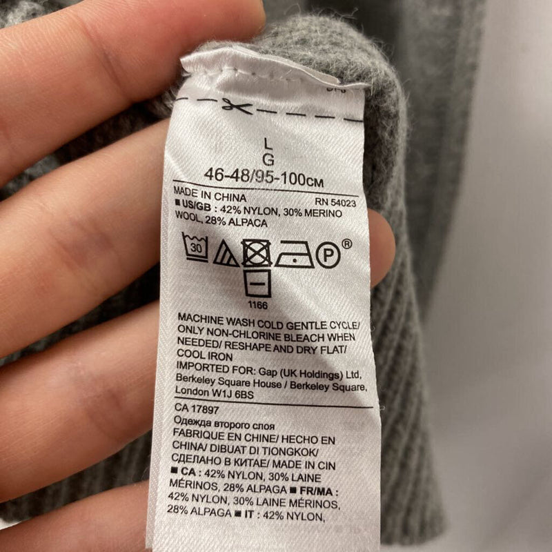 Banana Republic WOMEN'S SWEATER grey L
