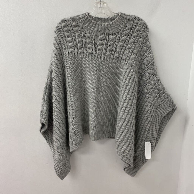Club Monaco WOMEN'S PONCHO/CAPE grey XS/S