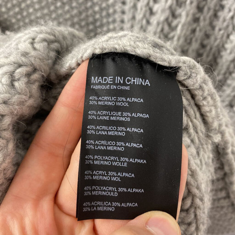 Club Monaco WOMEN'S PONCHO/CAPE grey XS/S