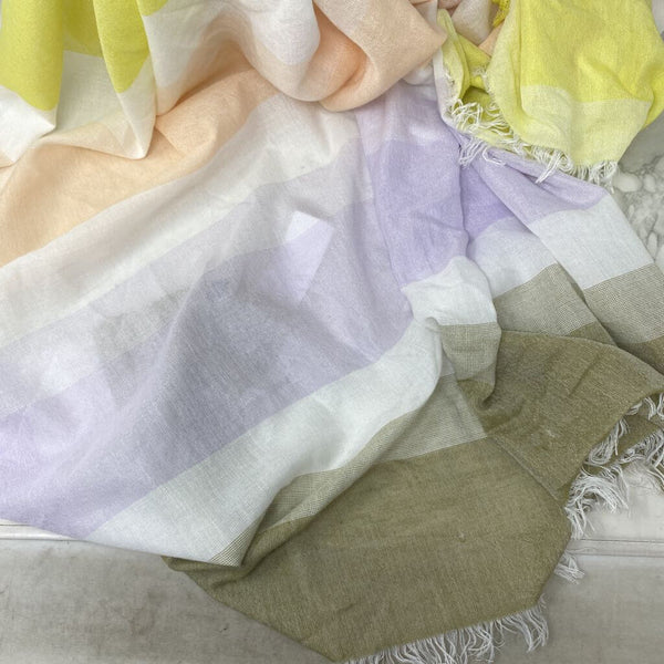 FRAAS WOMEN'S SCARF/SHAWL yellow multi mix
