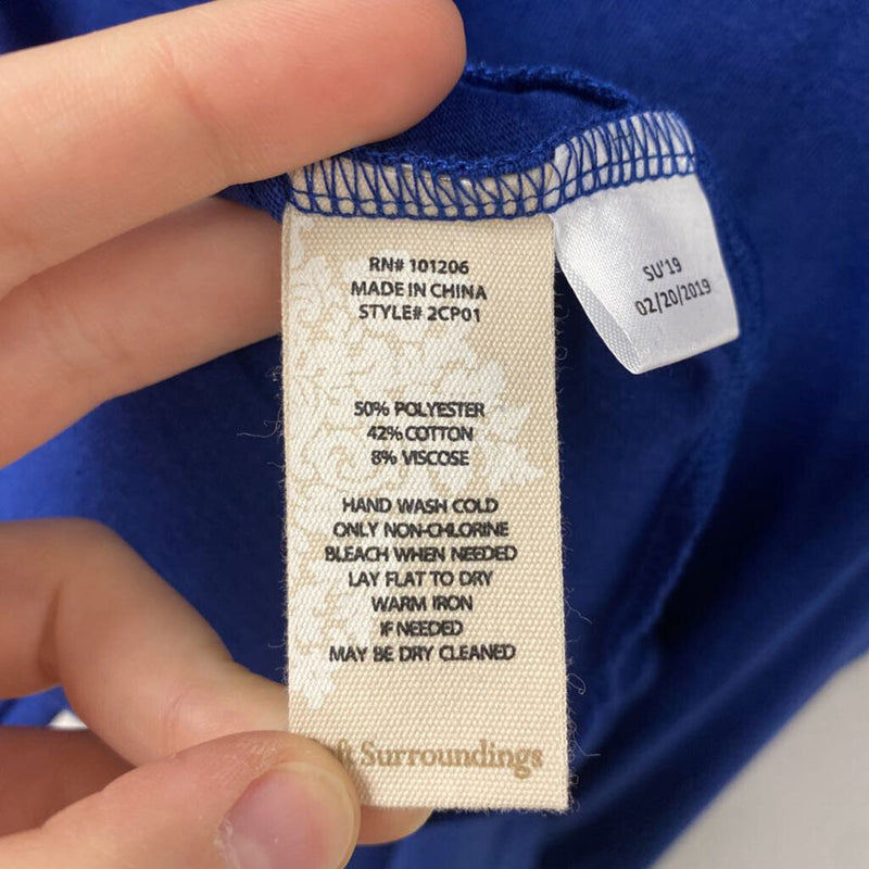SOFT SURROUNDINGS WOMEN'S DRESS blue M