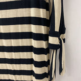 SOFT SURROUNDINGS WOMEN'S DRESS navy oatmeal mix M
