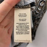 SOFT SURROUNDINGS WOMEN'S DRESS black tan white mix M