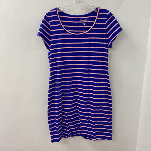 lilly pulitzer WOMEN'S DRESS pink blue mix L