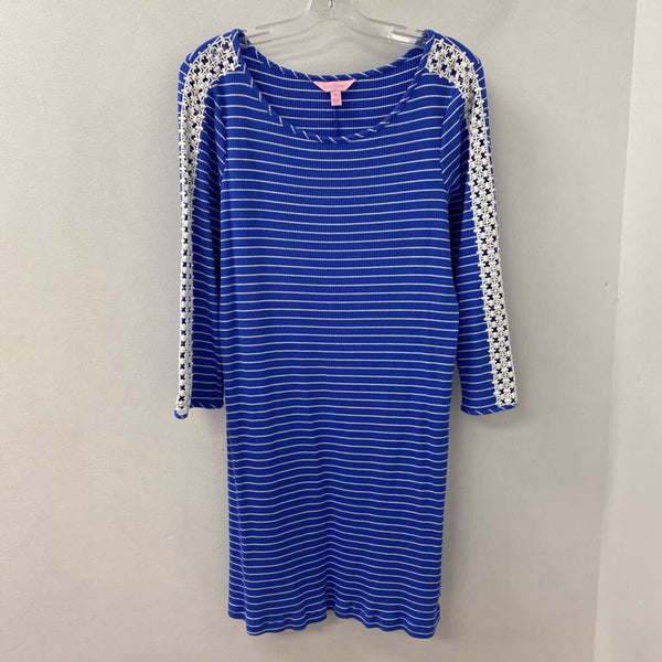 lilly pulitzer WOMEN'S DRESS blue white mix XL