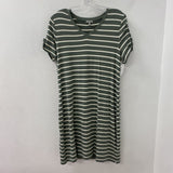 TALBOTS WOMEN'S DRESS grey white mix LP