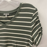 TALBOTS WOMEN'S DRESS grey white mix LP