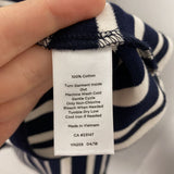 TALBOTS WOMEN'S DRESS navy cream red mix LP