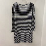 GAP WOMEN'S DRESS navy white mix M