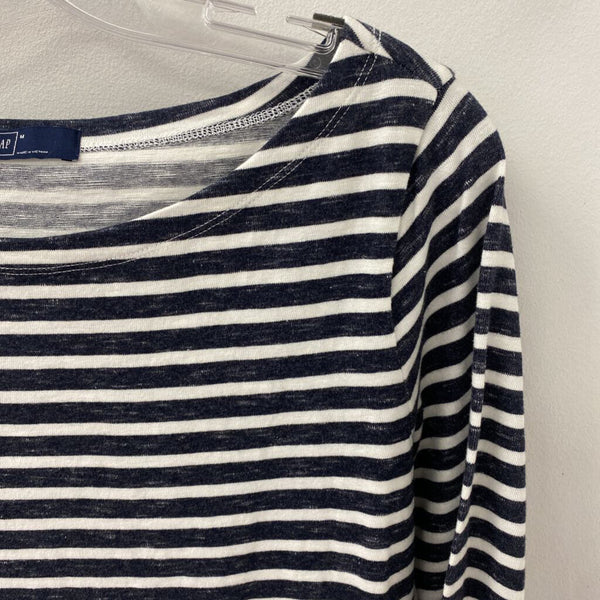 GAP WOMEN'S DRESS navy white mix M