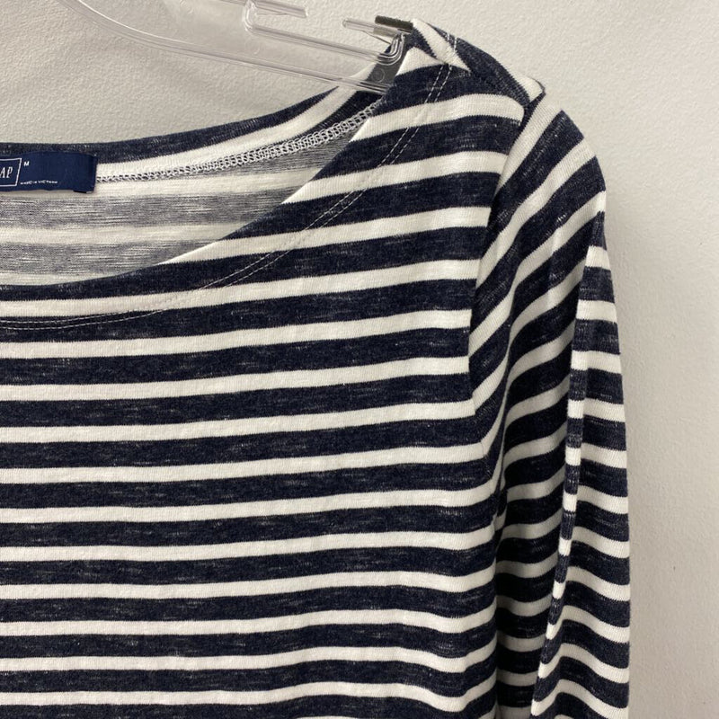 GAP WOMEN'S DRESS navy white mix M