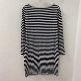 GAP WOMEN'S DRESS navy white mix M