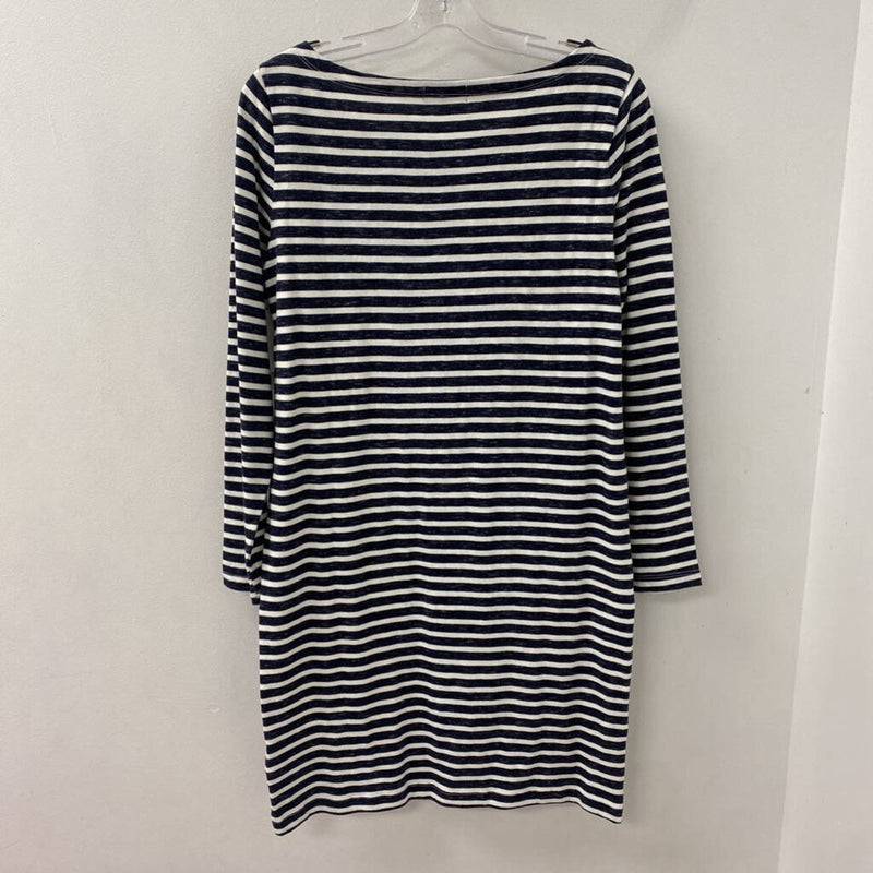 GAP WOMEN'S DRESS navy white mix M