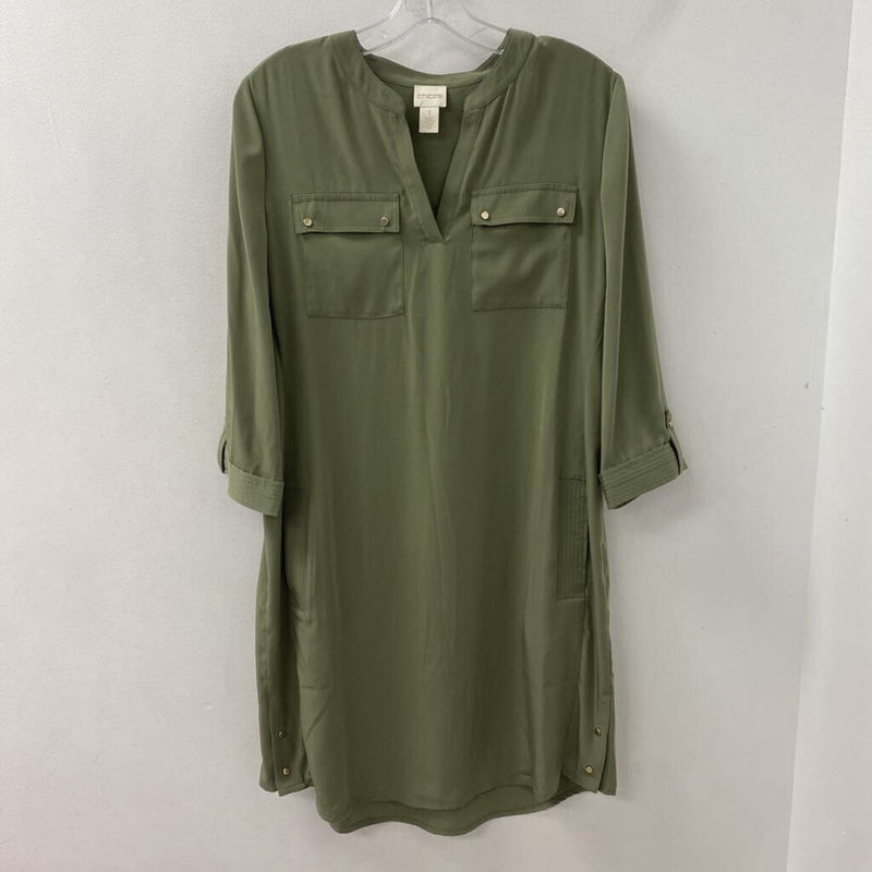 CHICOS WOMEN'S DRESS blue M/1.5