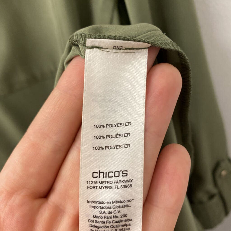 CHICOS WOMEN'S DRESS blue M/1.5