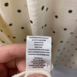 C by One (Chapter One) WOMEN'S PLUS TOP cream green mix 1X