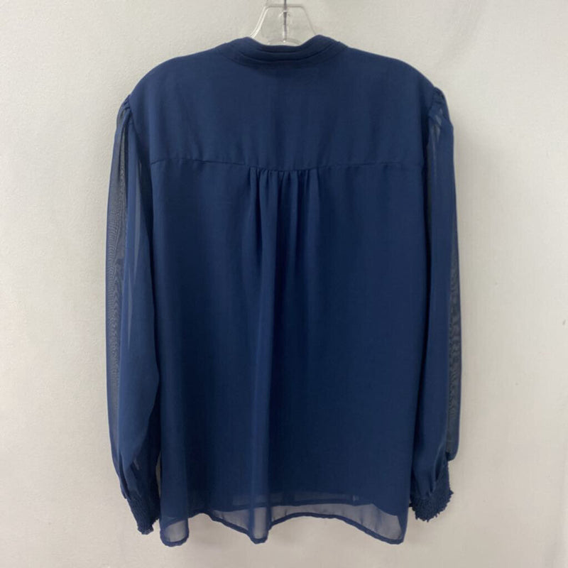 KAZO WOMEN'S BLOUSE/SHIRT navy L