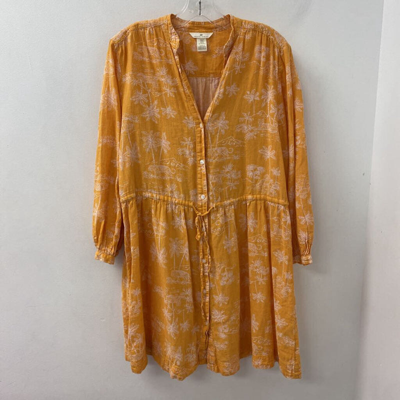 H&M WOMEN'S DRESS orange mix M
