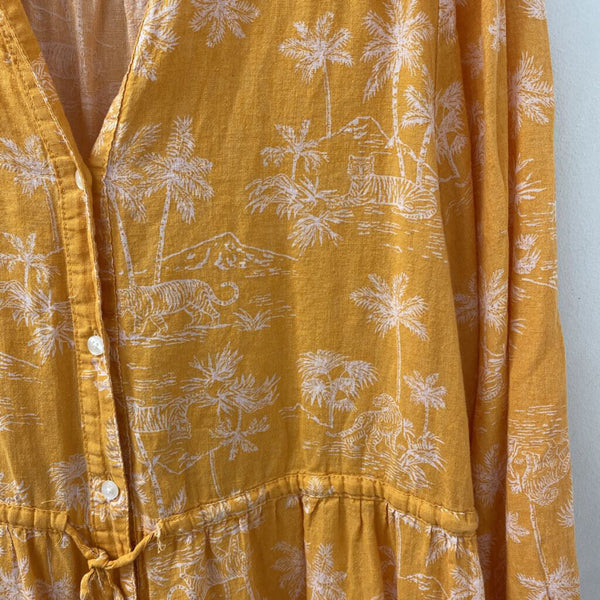 H&M WOMEN'S DRESS orange mix M
