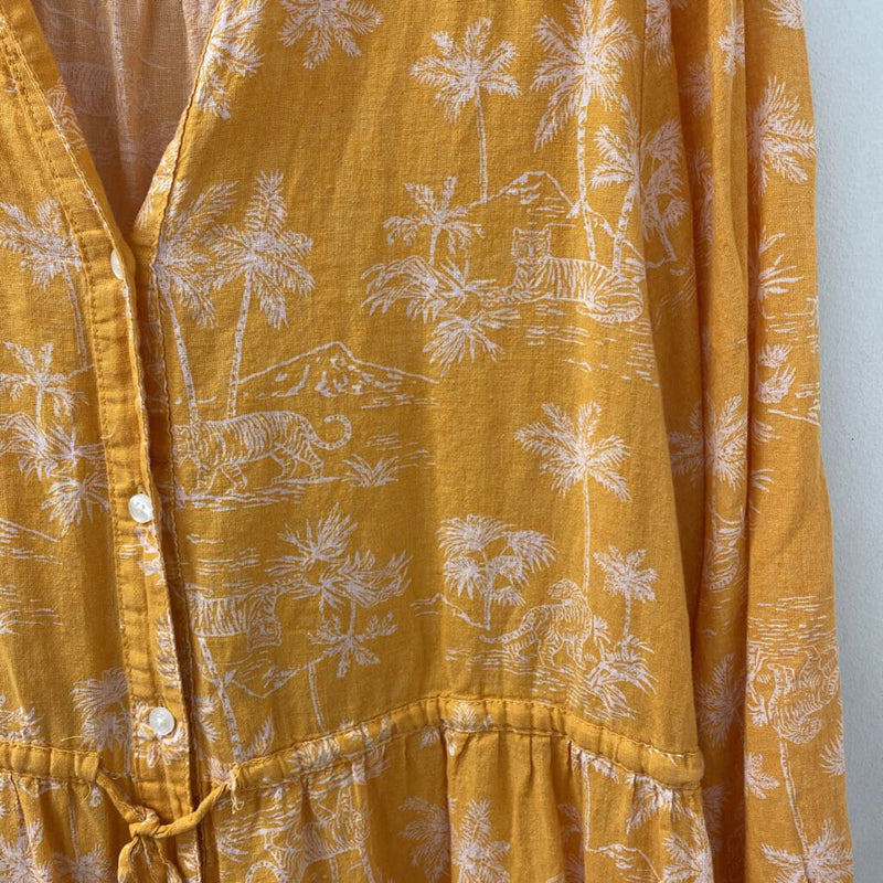 H&M WOMEN'S DRESS orange mix M