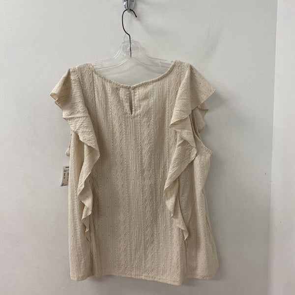WOMEN'S PLUS TOP sand 1X