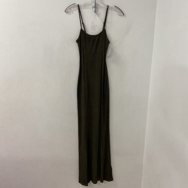 H&M WOMEN'S DRESS olive green M