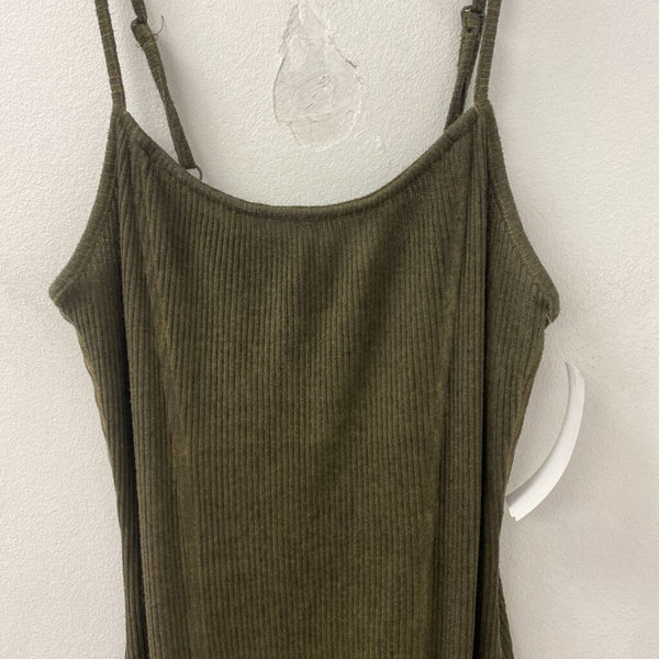 H&M WOMEN'S DRESS olive green M