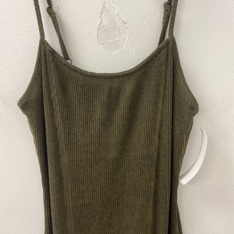 H&M WOMEN'S DRESS olive green M