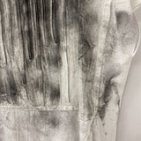 WOMEN'S TOP white black mix S