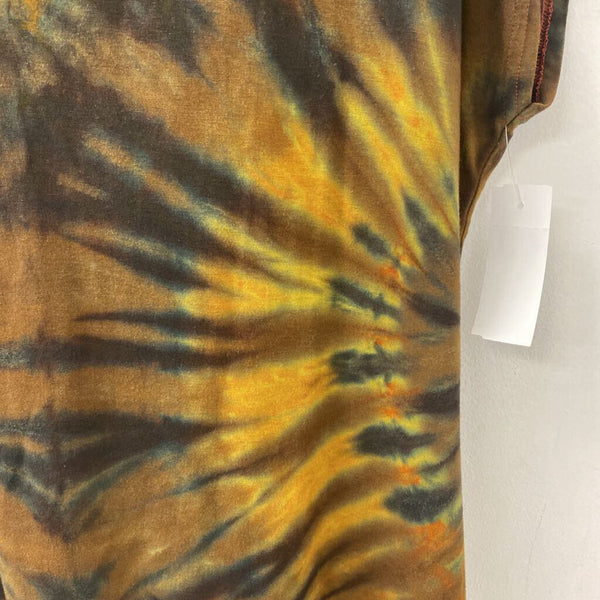 qualicum clothworks WOMEN'S T-SHIRT brown multi mix M