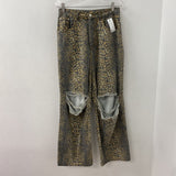 nonattachment WOMEN'S JEANS tan grey mix S