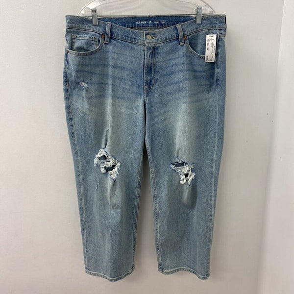OLD NAVY WOMEN'S JEANS faded blue 16P