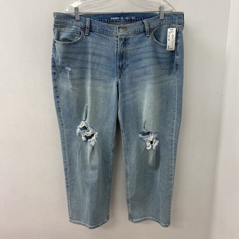 OLD NAVY WOMEN'S JEANS faded blue 16P