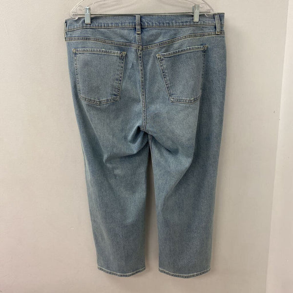 OLD NAVY WOMEN'S JEANS faded blue 16P