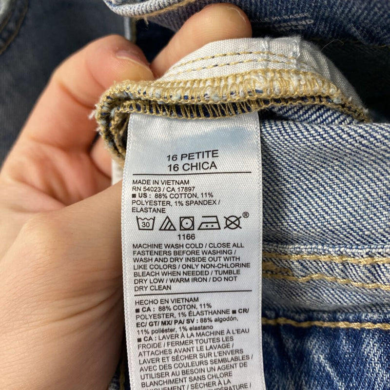 OLD NAVY WOMEN'S JEANS faded blue 16P