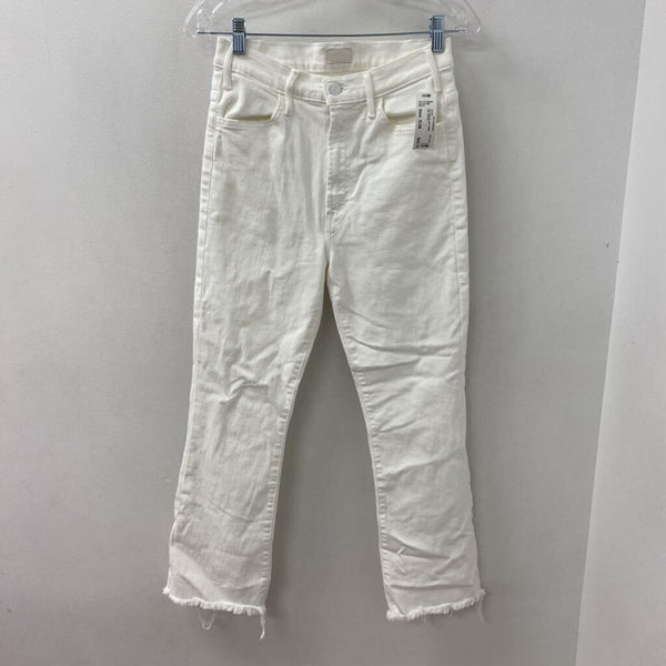 MOTHER WOMEN'S JEANS white S/28