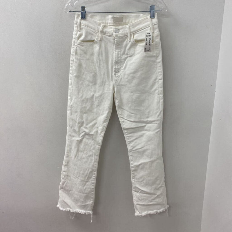 MOTHER WOMEN'S JEANS white S/28