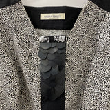 marina rinaldi WOMEN'S DRESS black white yellow mix L/XL