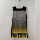 marina rinaldi WOMEN'S DRESS black white yellow mix L/XL