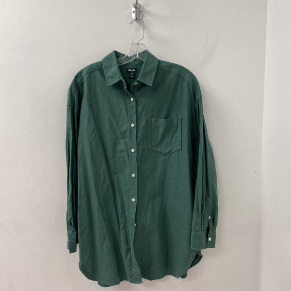 ROOTS WOMEN'S BLOUSE/SHIRT green M