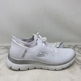 SKECHERS WOMEN'S SNEAKERS white 9.5