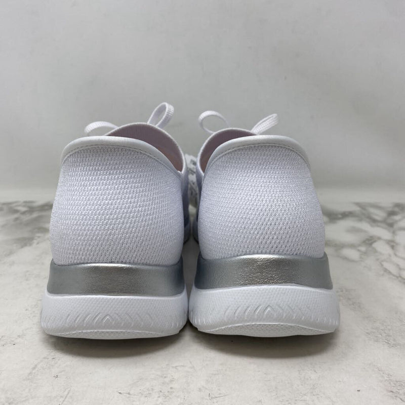 SKECHERS WOMEN'S SNEAKERS white 9.5