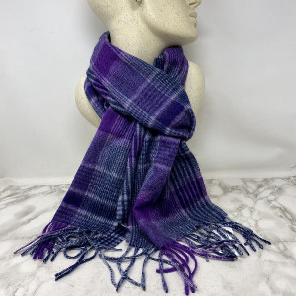 NORDSTROM WOMEN'S SCARF/SHAWL purple navy