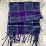 NORDSTROM WOMEN'S SCARF/SHAWL purple navy